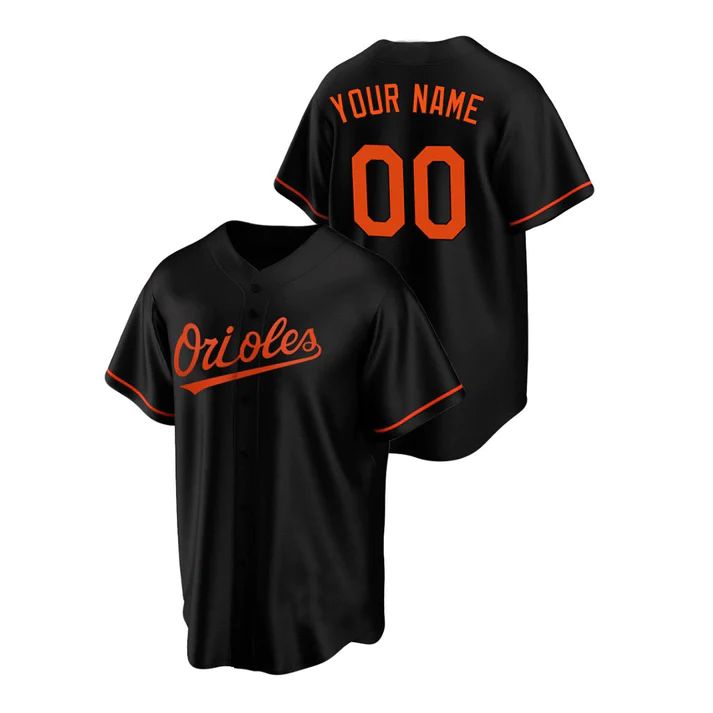 Baseball Jerseys Custom Baltimore Orioles Black Jersey Men Youth Women Stitched