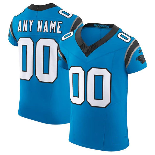 Custom C.Panthers Blue Scarlet Vapor F.U.S.E. Elite Jersey Stitched American Football Jerseys