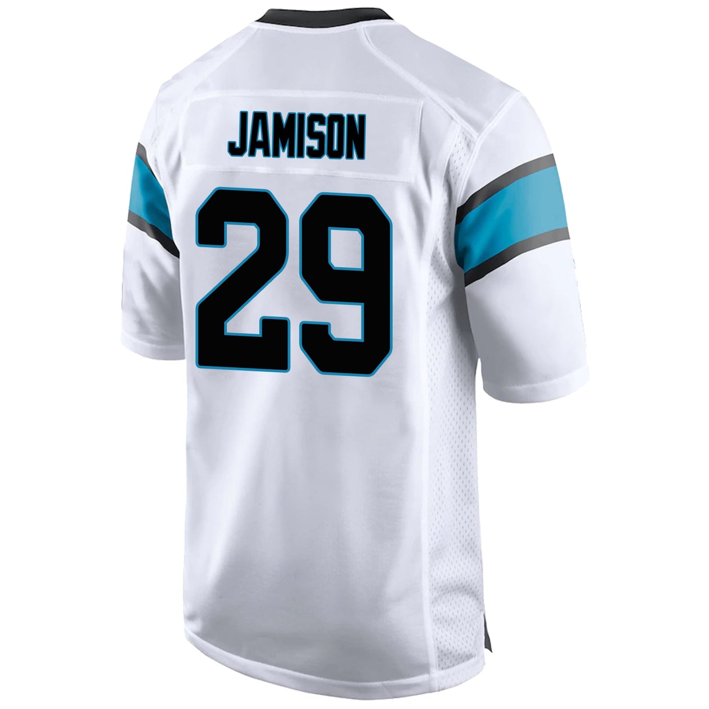C.Panthers #29 D'Shawn Jamison white Team Game Jersey Football Stitched Jersey