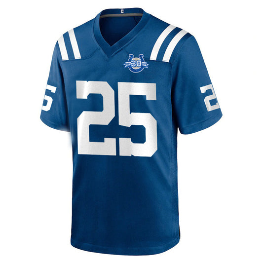 IN.Colts #25 Marshay Green Royai 30th Player Game Jersey Stitched American Football Jerseys