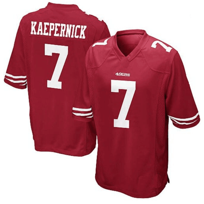 SF. 49ers #7 Colin Kaepernick Vapor Limited Jersey - Scarlet Stitched American Football Jersey