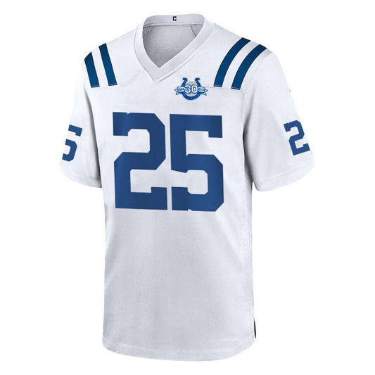 IN.Colts #25 Marshay Green White 30th Player Game Jersey Stitched American Football Jerseys