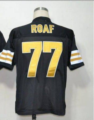 NO.Saints #77 Willie Roaf Mitchell & Ness Legacy Stitched American Football Jersey
