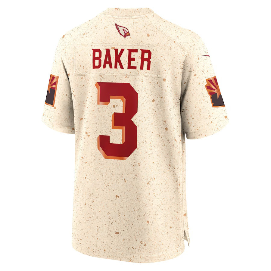 A.Cardinals #3 Budda Baker 2025 Rivalries Collection Game Jersey-PUHICS - Natural Stitched American Football Jersey-PUHICSS