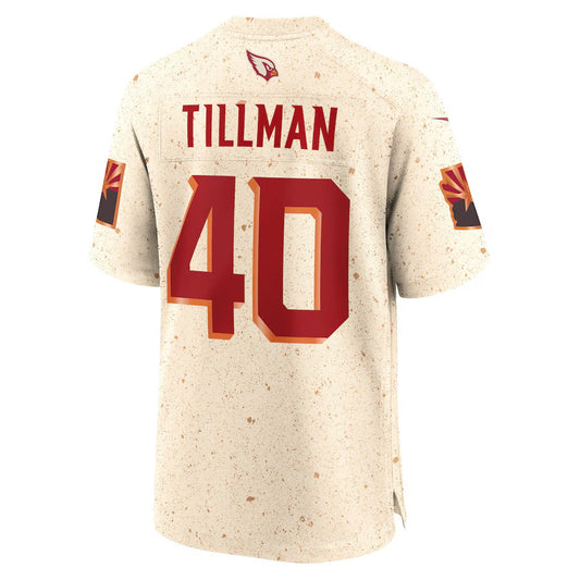 A.Cardinals #40 Pat Tillman 2025 Rivalries Collection Retired Player Game Jersey-PUHICS - Natural Stitched American Football Jersey-PUHICSS
