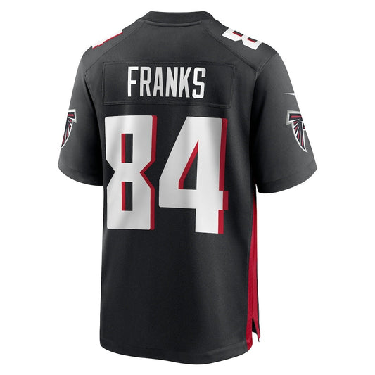 A.Falcons #84 Feleipe Franks Black Team Game Stitched American Football Jerseys
