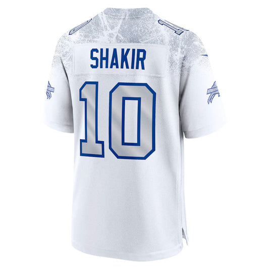 B.Bills #10 Khalil Shakir 2025 Rivalries Collection Game Jersey-PUHICS - White Football Stitched American Jersey-PUHICSS