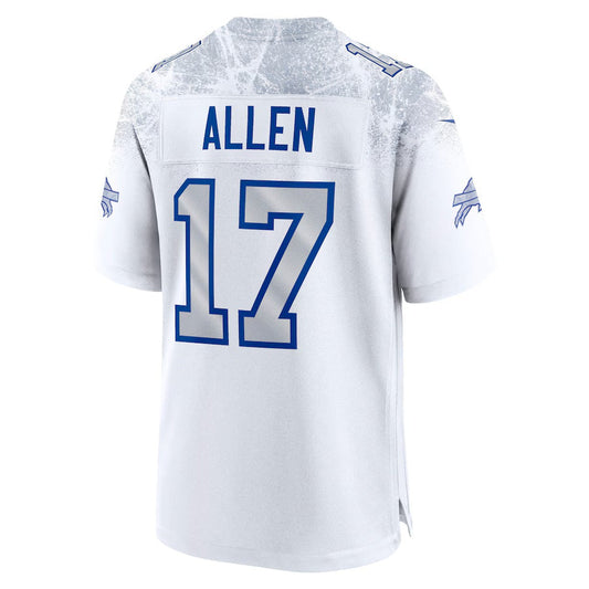 B.Bills #17 Josh Allen 2025 Rivalries Collection Game Jersey-PUHICS - White Football Stitched American Jersey-PUHICSS