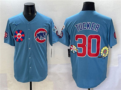 Chicago Cubs #30 Kyle Tucker Blue 2025 Tokyo Series 2nd Alternate Limited Stitched Baseball Jersey