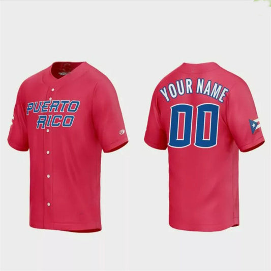 Custom World Baseball Classic 2023 World Baseball Classic Jersey ¡§C Red Stitches Baseball Jerseys