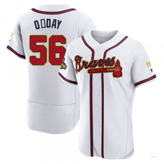 Atlanta Braves #56 Darren O?¡¥Day Gold White 2022 Program Jersey Stitches Baseball Jerseys