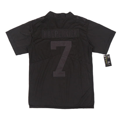 Men's New All Black #7 Colin Kaepernick Football Jerseys American Jersey
