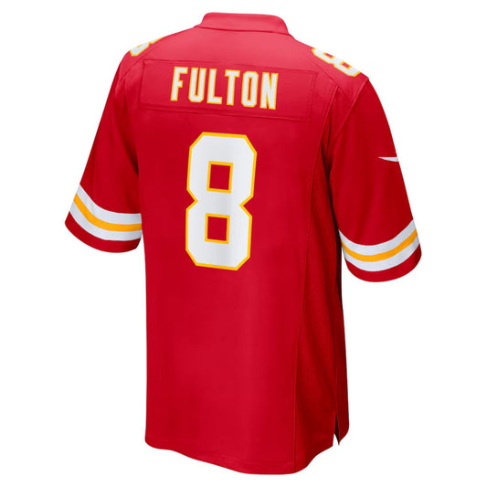 KC.Chiefs #8 Kristian Fulton Red Team Game Stitched American Football Jerseys