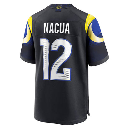 LA.Rams #12 Puka Nacua 2025 Rivalries Collection Game Jersey-PUHICS - Midnight Blue Stitched American Football Jersey-PUHICSS