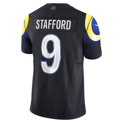 LA.Rams #9 Matthew Stafford 2025 Rivalries Collection Limited Jersey-PUHICS - Midnight Blue Stitched American Football Jersey-PUHICSS