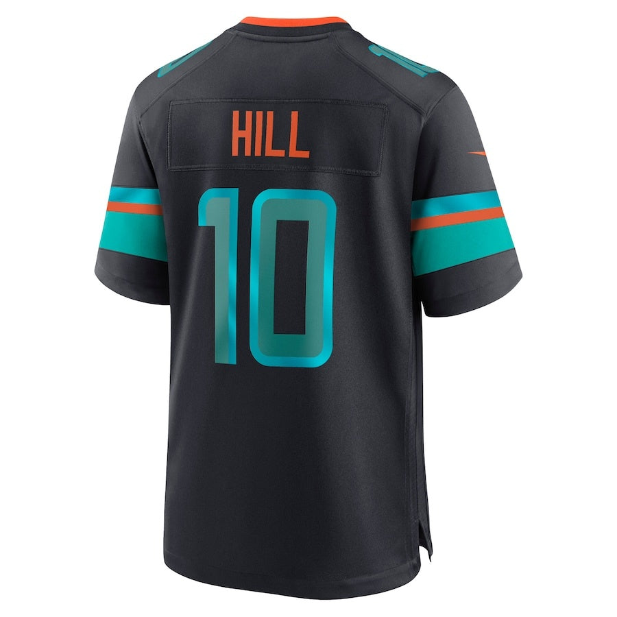 M.Dolphins #10 Tyreek Hill 2025 Rivalries Collection Game Jersey-PUHICS - Pitch Blue Stitched American Football Jersey-PUHICSS
