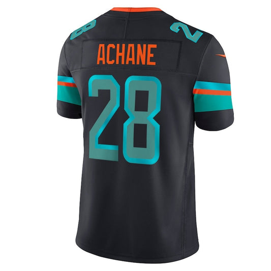 M.Dolphins #28 De¡¯Von Achane 2025 Rivalries Collection Limited Jersey-PUHICS - Pitch Blue Stitched American Football Jersey-PUHICSS