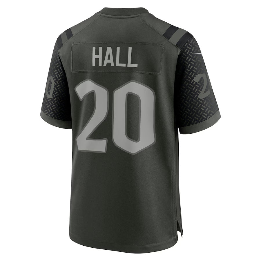 NY.Jets #20 Breece Hall 2025 Rivalries Collection Game Jersey-PUHICS - Gotham Green Stitched American Football Jersey-PUHICSS