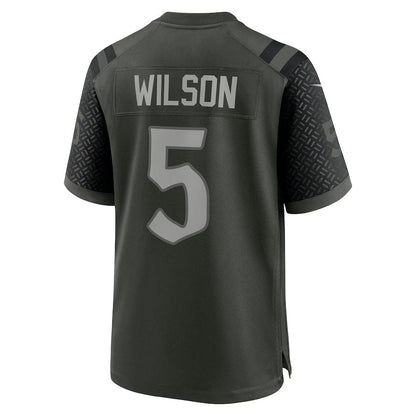 NY.Jets #5 Garrett Wilson 2025 Rivalries Collection Game Jersey-PUHICS - Gotham Green Stitched American Football Jersey-PUHICSS