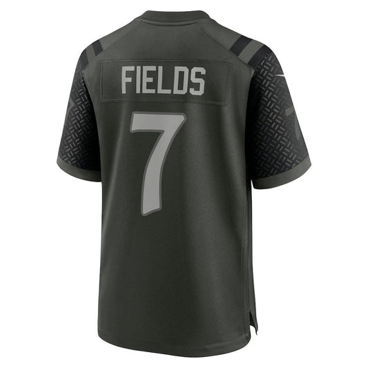NY.Jets #7 Justin Fields 2025 Rivalries Collection Game Jersey-PUHICS - Gotham Green Stitched American Football Jersey-PUHICSS