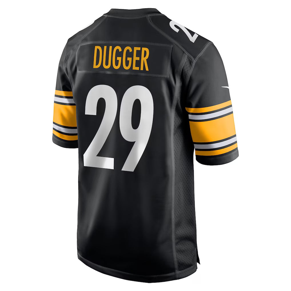 P.Steelers #29 Kyle Dugger Black Team Game Stitched American Football Jerseys
