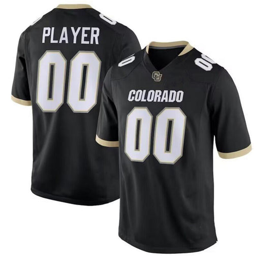Custom C.Buffaloes Original Retro Brand NIL Football Player Jersey ¨C Black Stitched American College Jerseys
