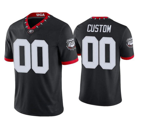 Custom G.Bulldogs Black 2023 Stitched Football College Jersey