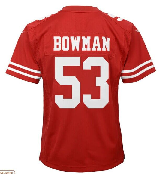 SF. 49ers #53 NaVorro Bowman Vapor Limited Jersey - Scarlet Stitched American Football Jersey