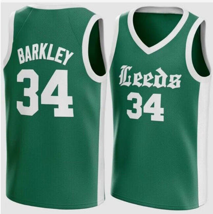 Charles Barkley Sr #34 Leeds High School Green Jersey College Basketball Jerseys
