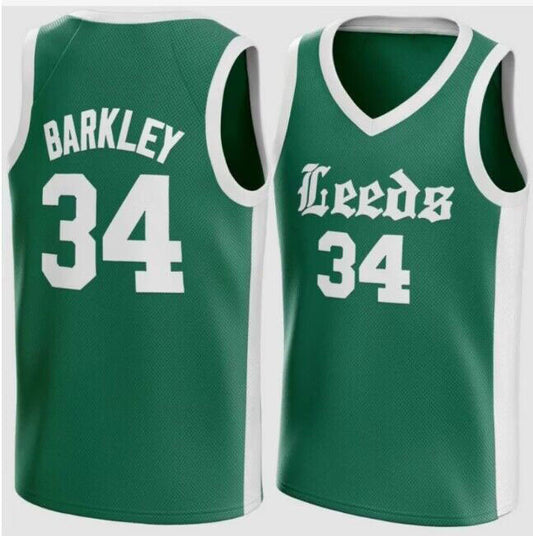 Charles Barkley Sr #34 Leeds High School Green Jersey College Basketball Jerseys