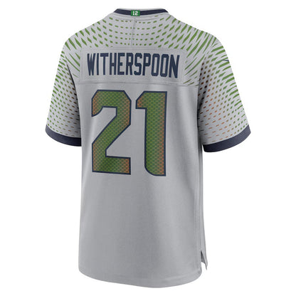 S.Seahawks #21 Devon Witherspoon 2025 Rivalries Collection Game Jersey-PUHICS - Wolf Gray Stitched American Football Jersey-PUHICSS