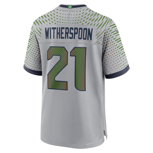 S.Seahawks #21 Devon Witherspoon 2025 Rivalries Collection Game Jersey-PUHICS - Wolf Gray Stitched American Football Jersey-PUHICSS