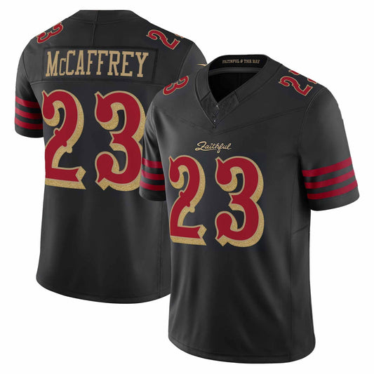 SF.49ers #23 Christian McCaffrey 2025 Rivalries Vapor Limited Jersey-PUHICS - All Stitched American Football Jersey-PUHICSS