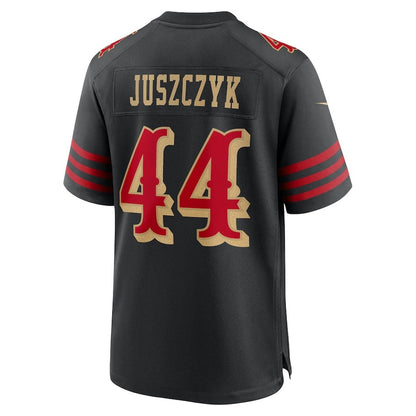 SF.49ers #44 Kyle Juszczyk 2025 Rivalries Collection Game Jersey-PUHICS - Black Stitched American Football Jersey-PUHICSS