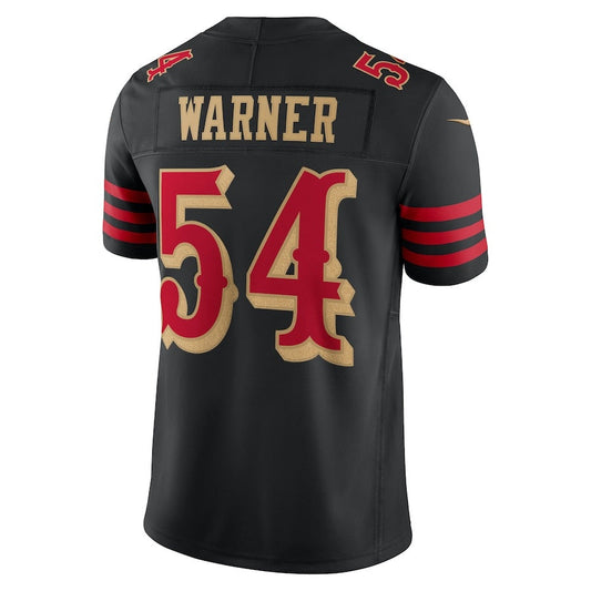 SF.49ers #54 Fred Warner 2025 Rivalries Collection Limited Jersey-PUHICS - Black Stitched American Football Jersey-PUHICSS
