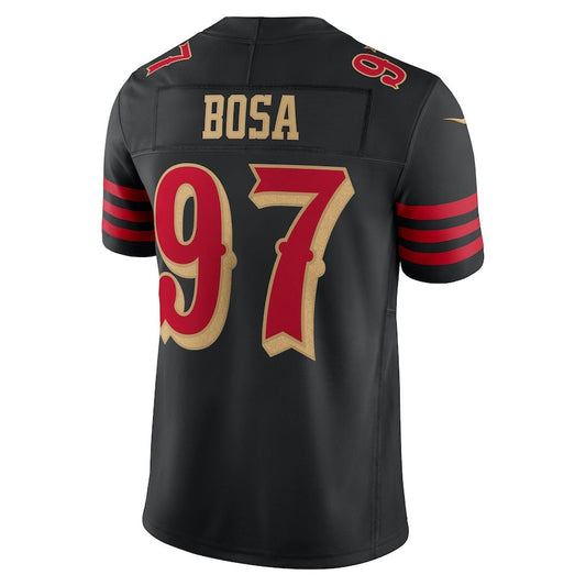 SF.49ers #97 Nick Bosa 2025 Rivalries Collection Limited Jersey-PUHICS - Black Stitched American Football Jersey-PUHICSS