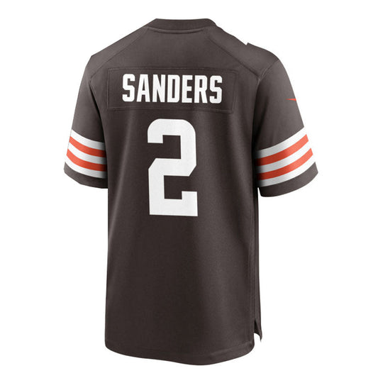 C.Browns #2 Shedeur Sanders 2025 Draft Game Jersey Stitched American Football Jerseys£©