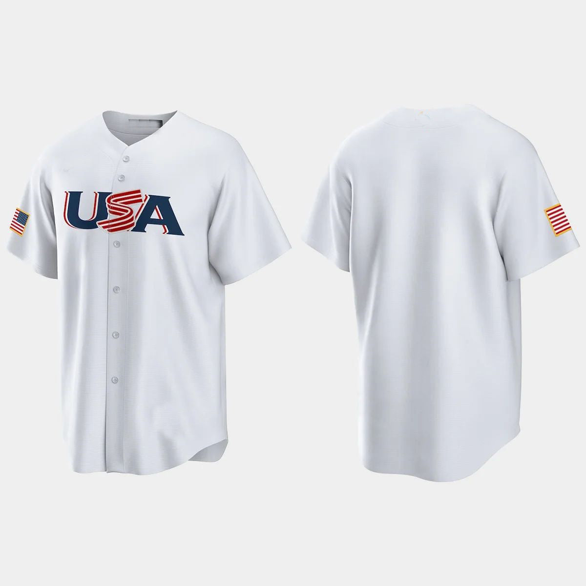 USA 2023 WORLD BASEBALL CLASSIC REPLICA JERSEY ¡§C WHITE Stitches Baseball Jerseys