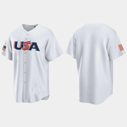 USA 2023 WORLD BASEBALL CLASSIC REPLICA JERSEY ¡§C WHITE Stitches Baseball Jerseys